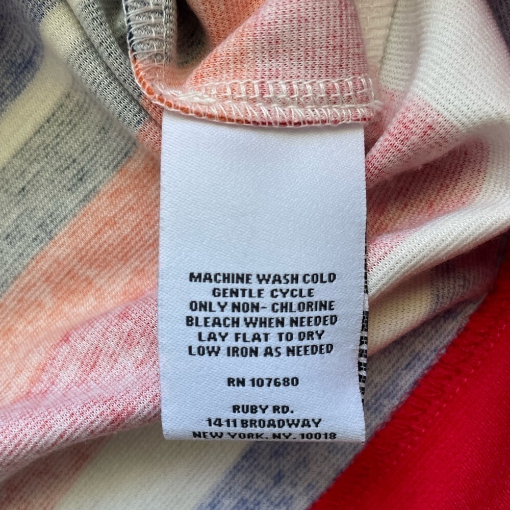 Ruby Rd. Colorful Stripes Shift Dress Size Medium - Picture 7 of 7